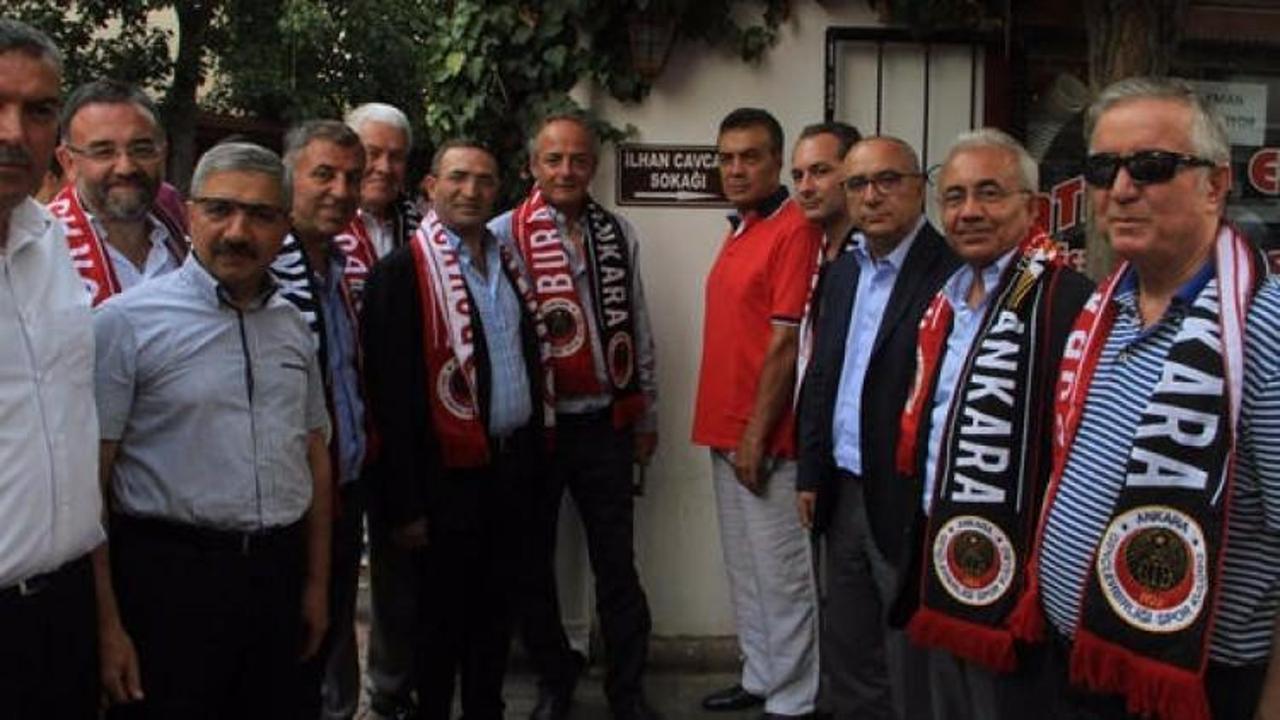 Ankara'da İlhan Cavcav Sokağı açıldı