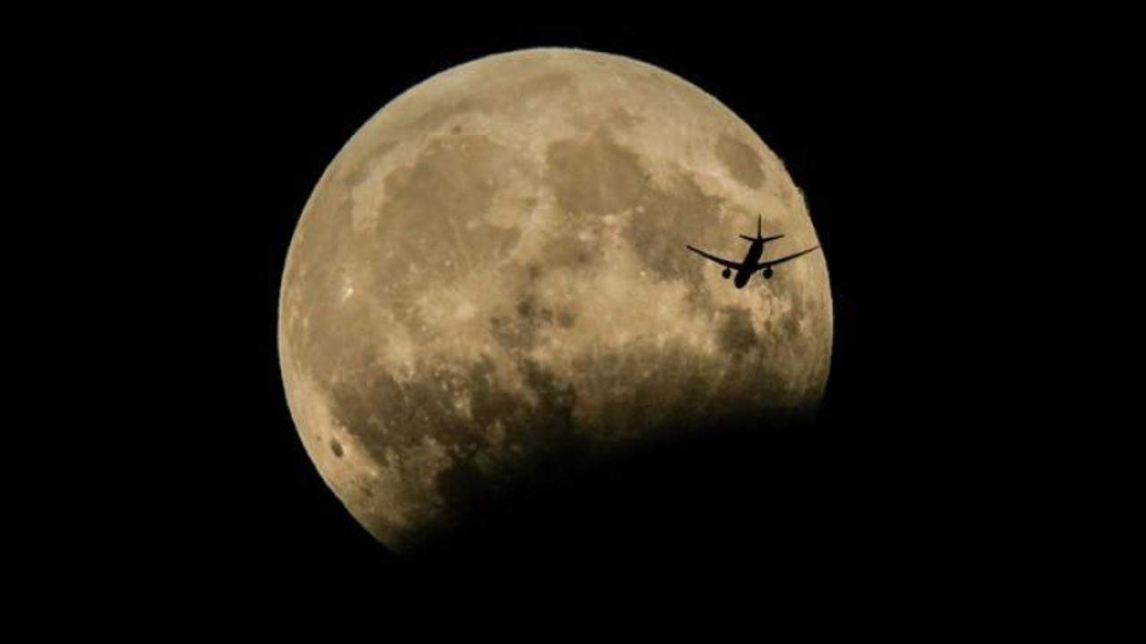 'Par&ccedil;alı ay tutulması' ger&ccedil;ekleşti