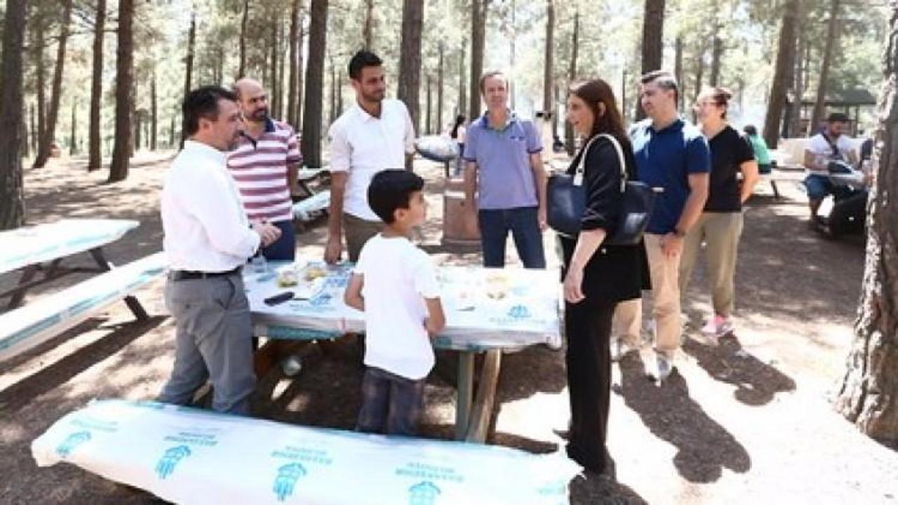 Basın mensupları Şamlar Tabiat Parkı'nda buluştu