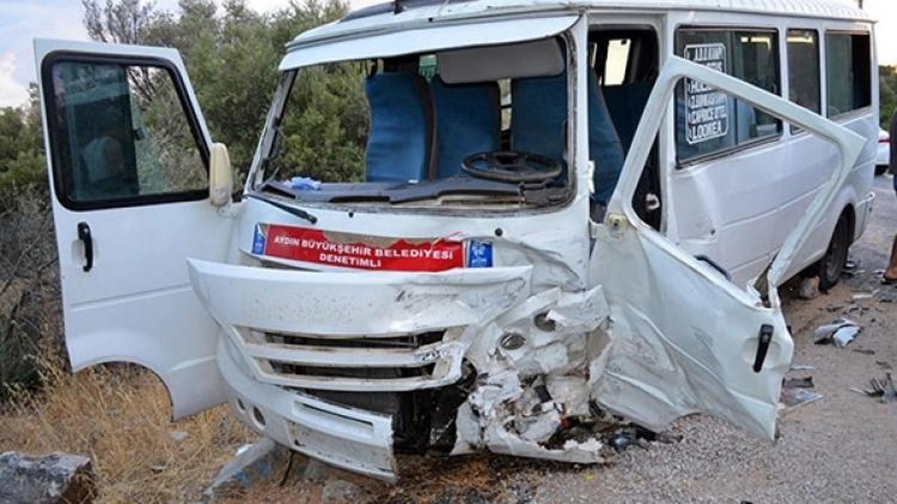 Didim'de trafik kazası; 1 ölü, 4 yaralı
