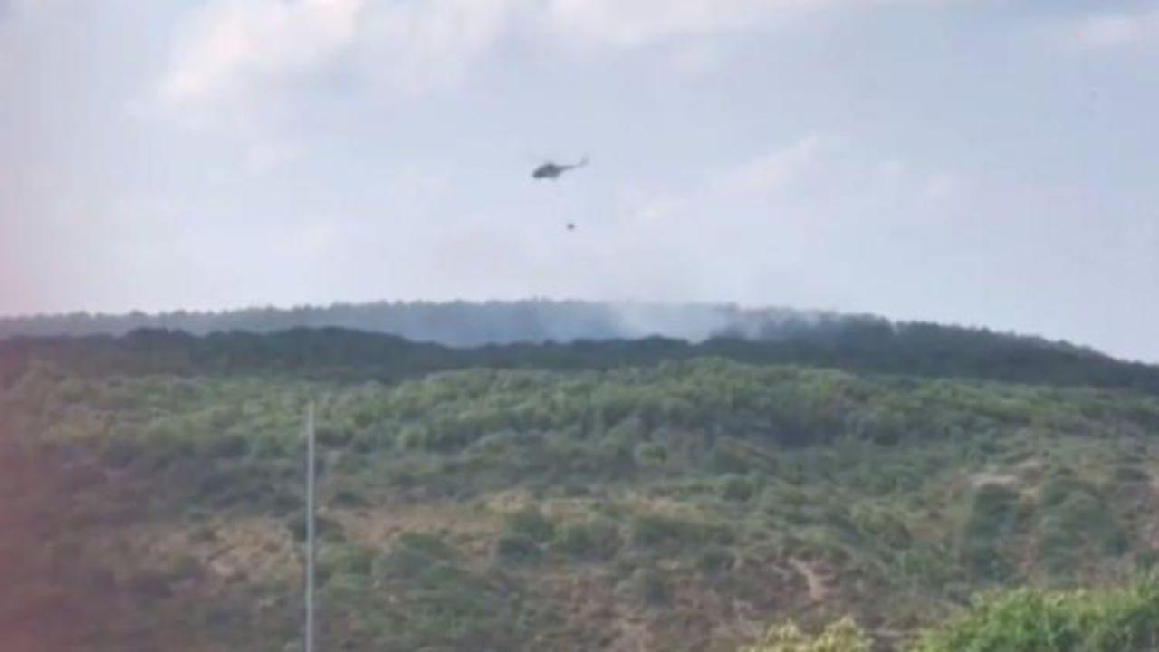 Sarıyer'de orman yangını! 