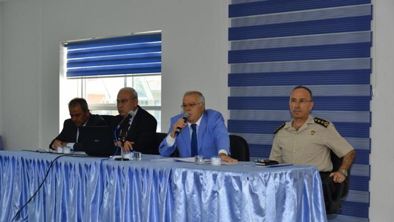 Kırşehir'de okul güvenliği toplantısı yapıldı