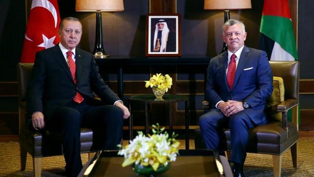 Cumhurbaşkanı Erdoğan ile Ürdün Kralı görüştü!