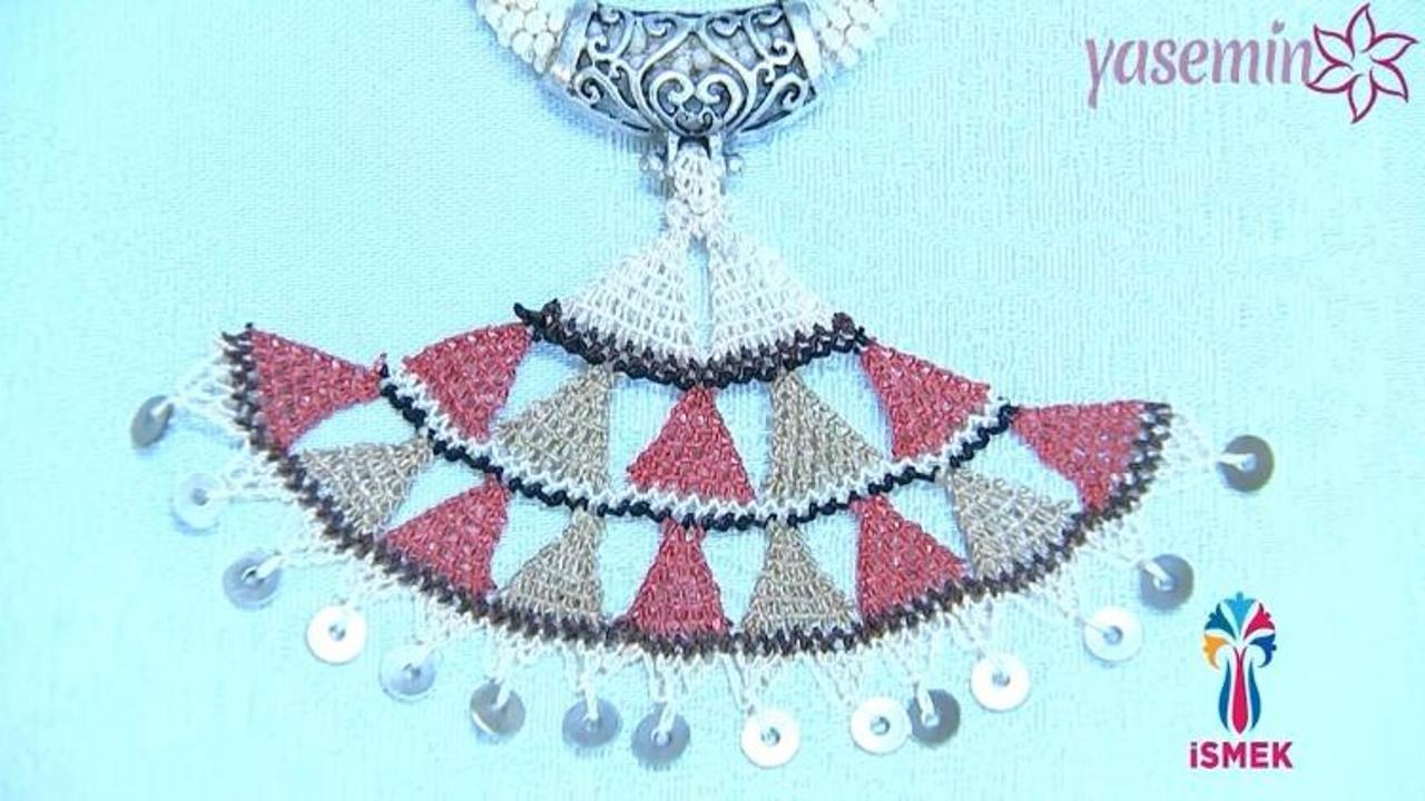 İğne oyasından kolye nasıl yapılır?