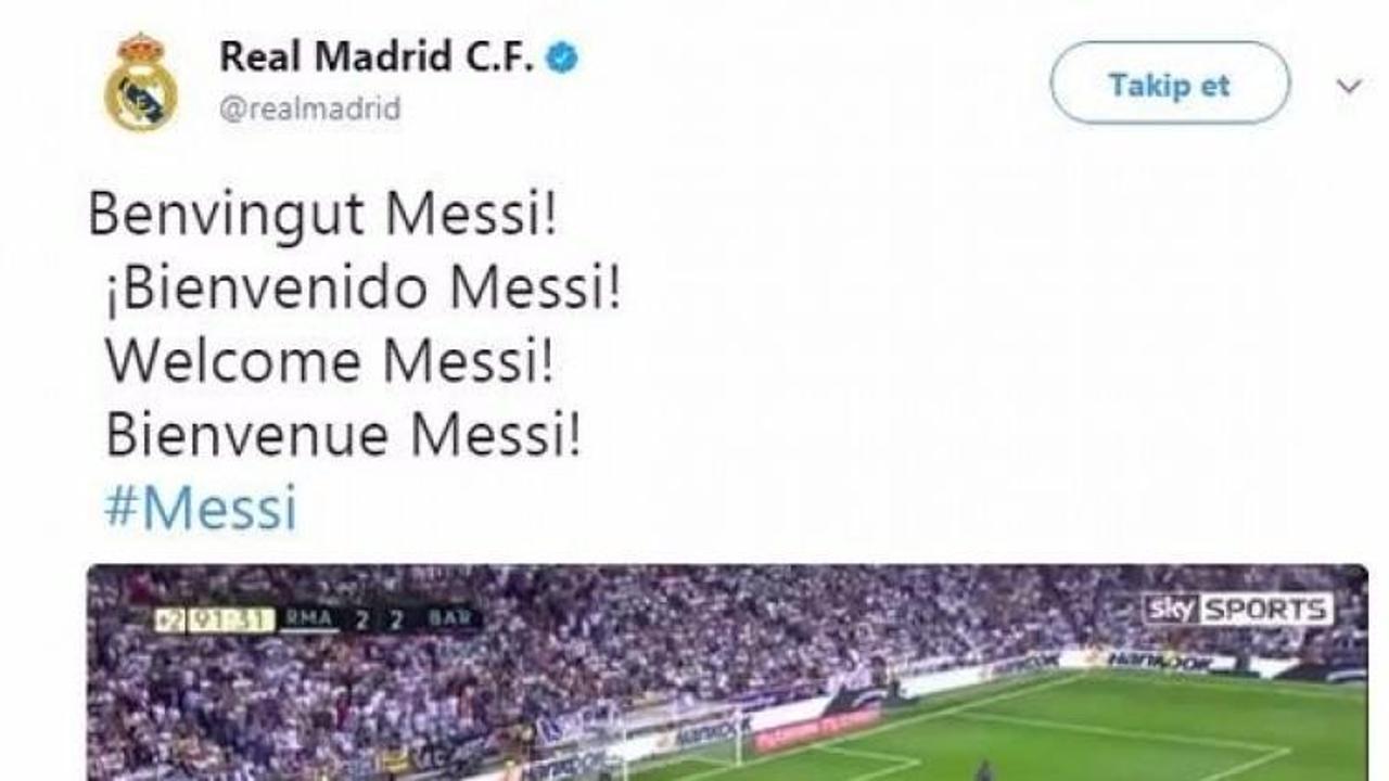 Real Madrid Messi'yi açıkladı! İşin aslı...