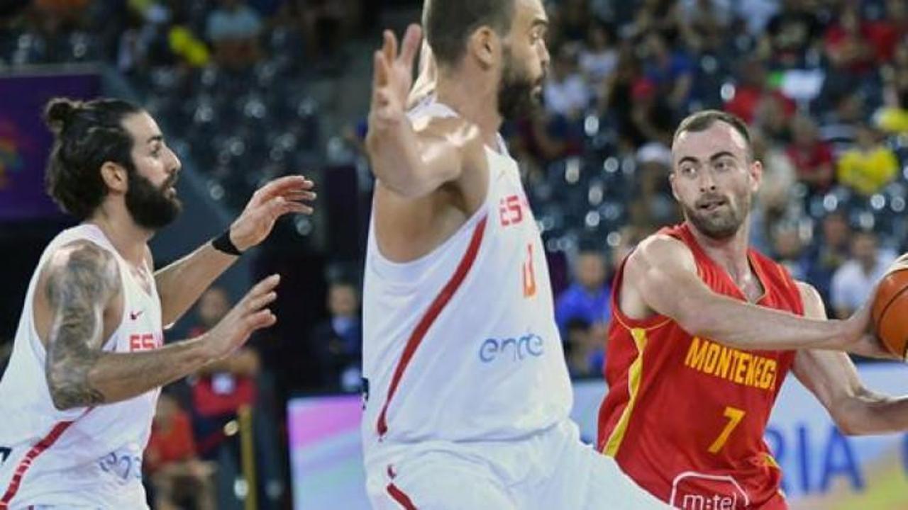 İspanya Karadağ'a 39 sayı fark attı