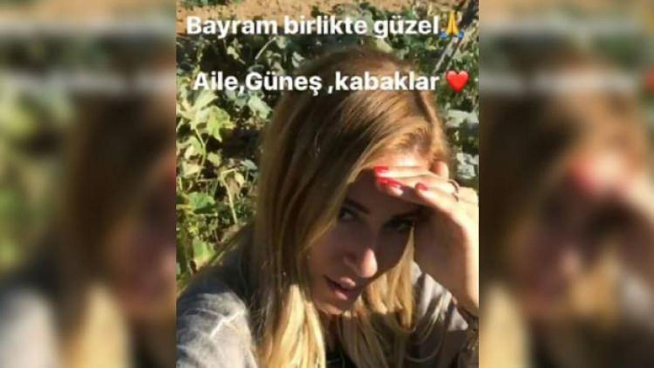 Sinem Kobal eşinin k&ouml;y&uuml;ne gitti