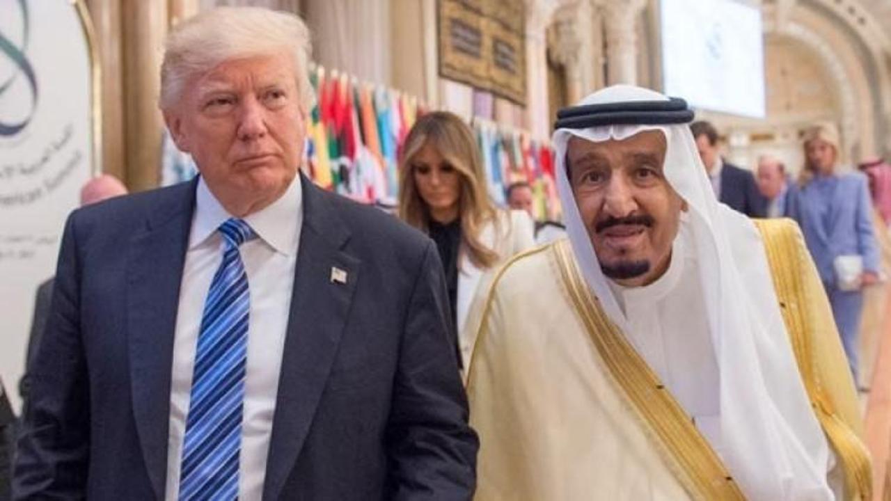 Trump, Suudi Arabistan Kralı Selman ile görüştü!