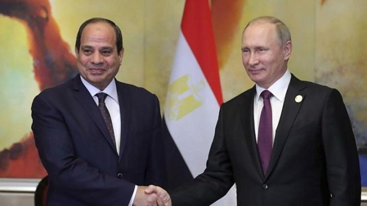 Putin'den Sisi'ye Ortadoğu teşekkürü!