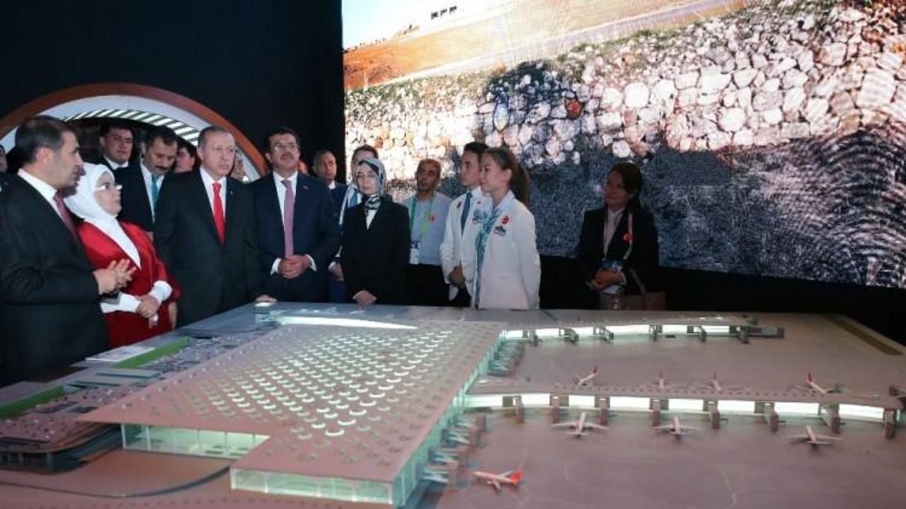 Erdoğan EXPO 2017 Fuar Alanını ziyaret etti
