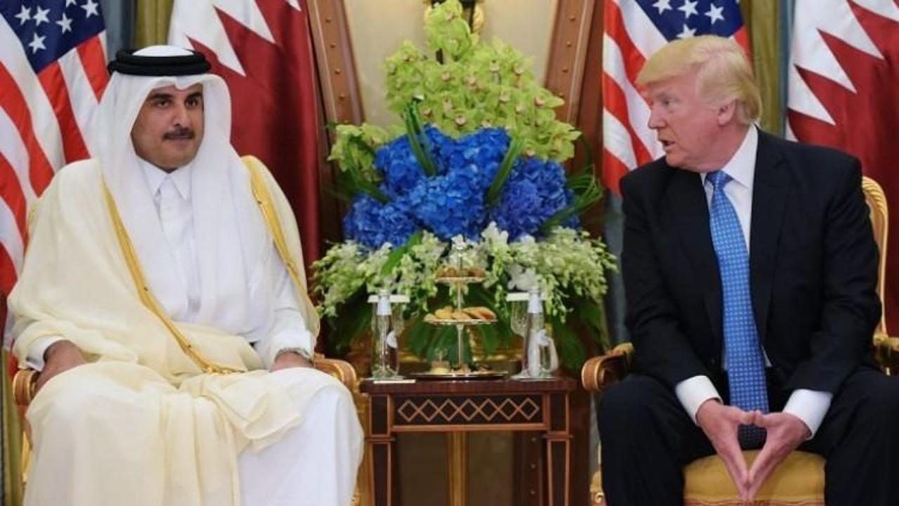 Trump'tan Katar Emiri Al Thani'ye telefon!