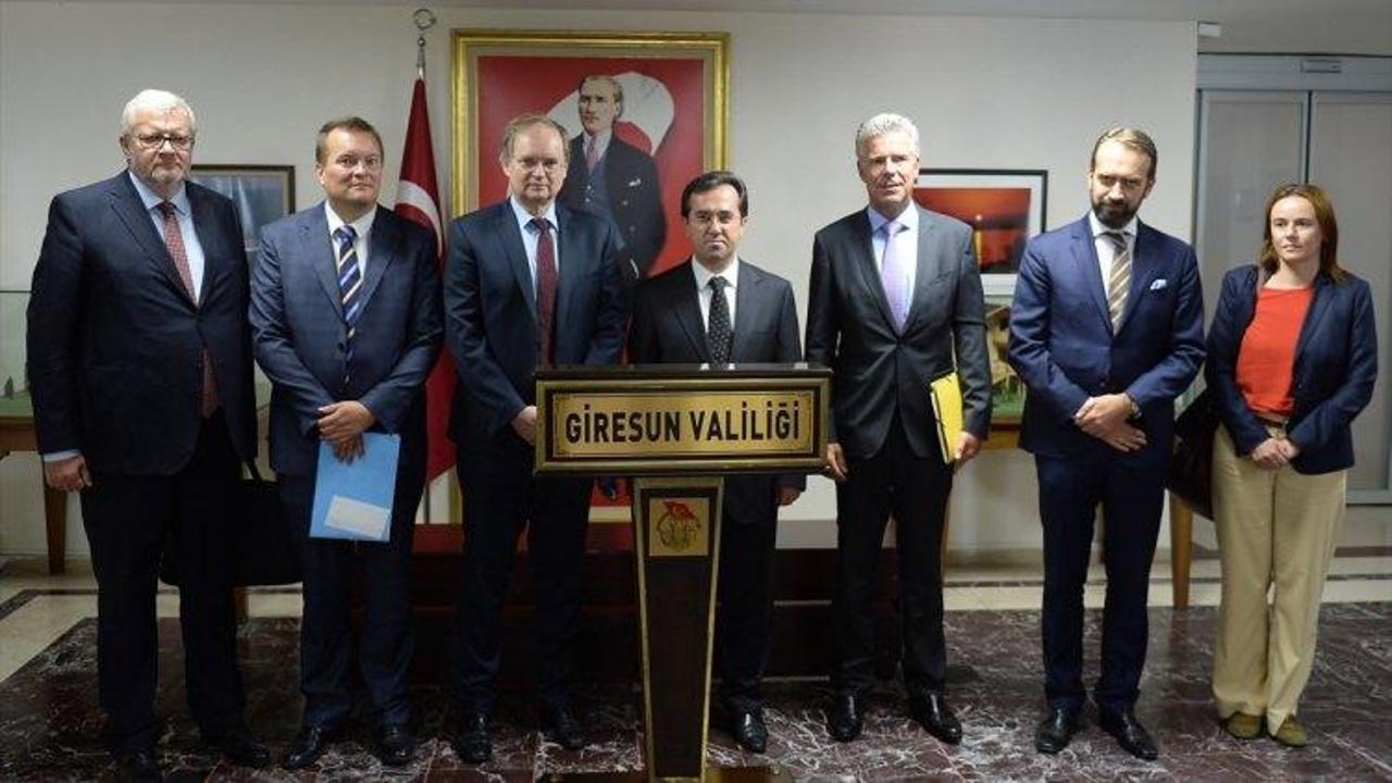 Avrupa Birliği heyeti Giresun'daki projeleri inceledi