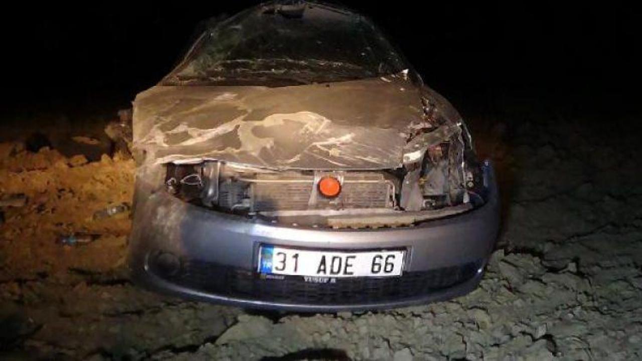 Andırın'da otomobil takla attı: 1 ölü, 1 yaralı