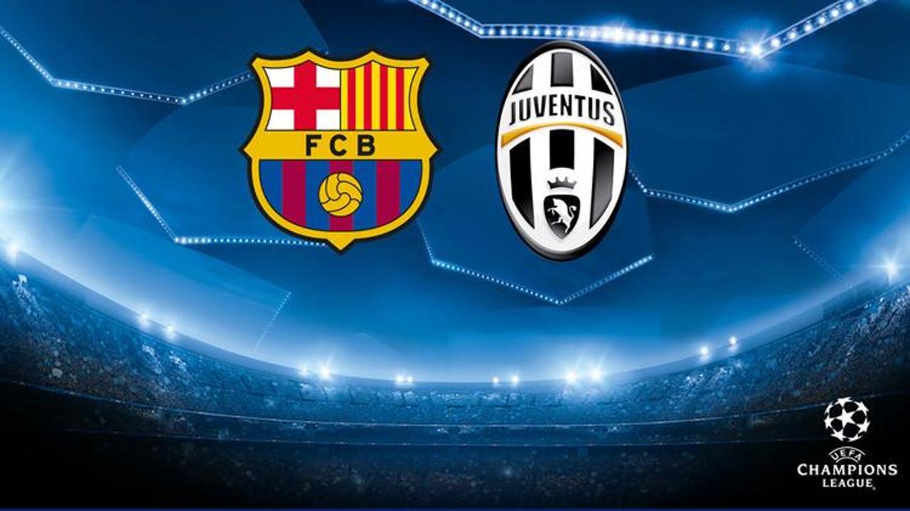 Barcelona - Juventus maçı  saat kaçta? TRT 1'den canlı seyret