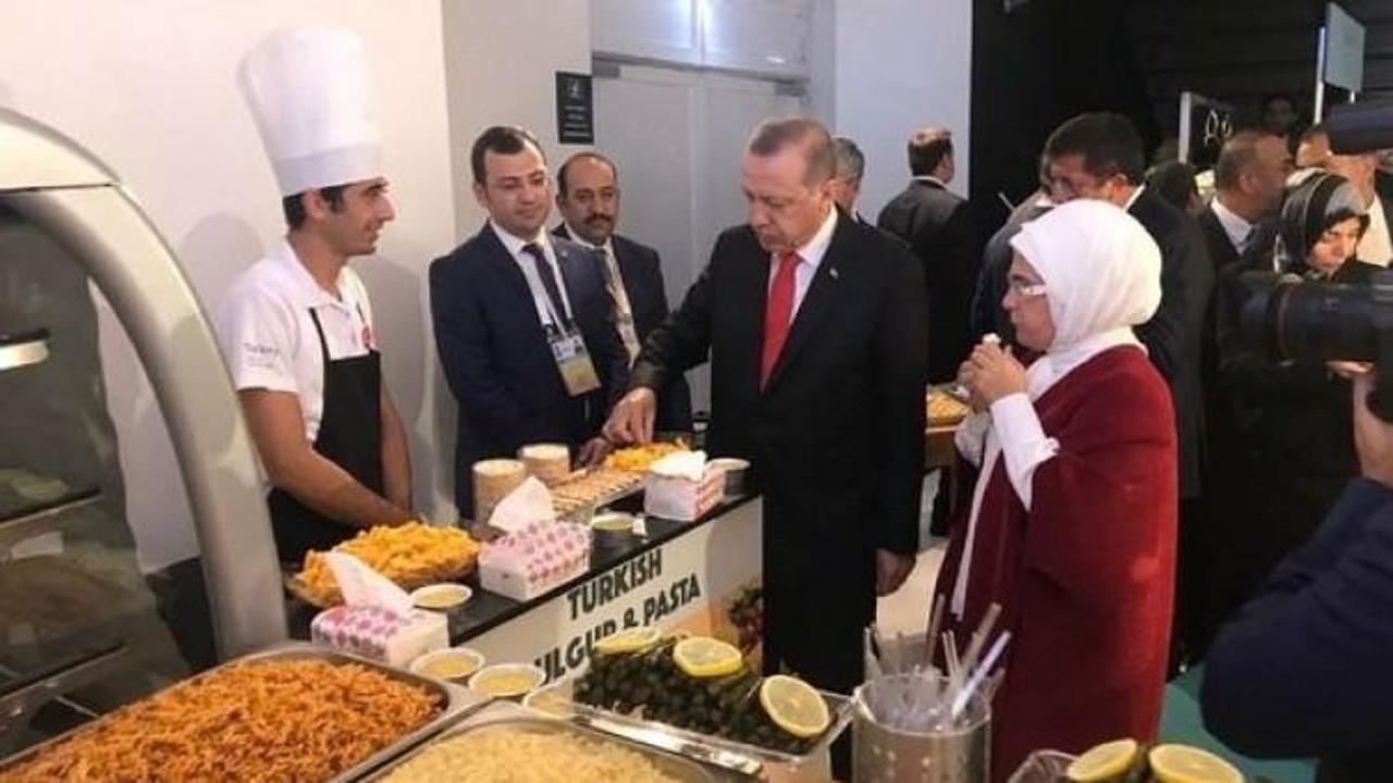 Cumhurbaşkanı Erdoğan, tadını çok beğendi
