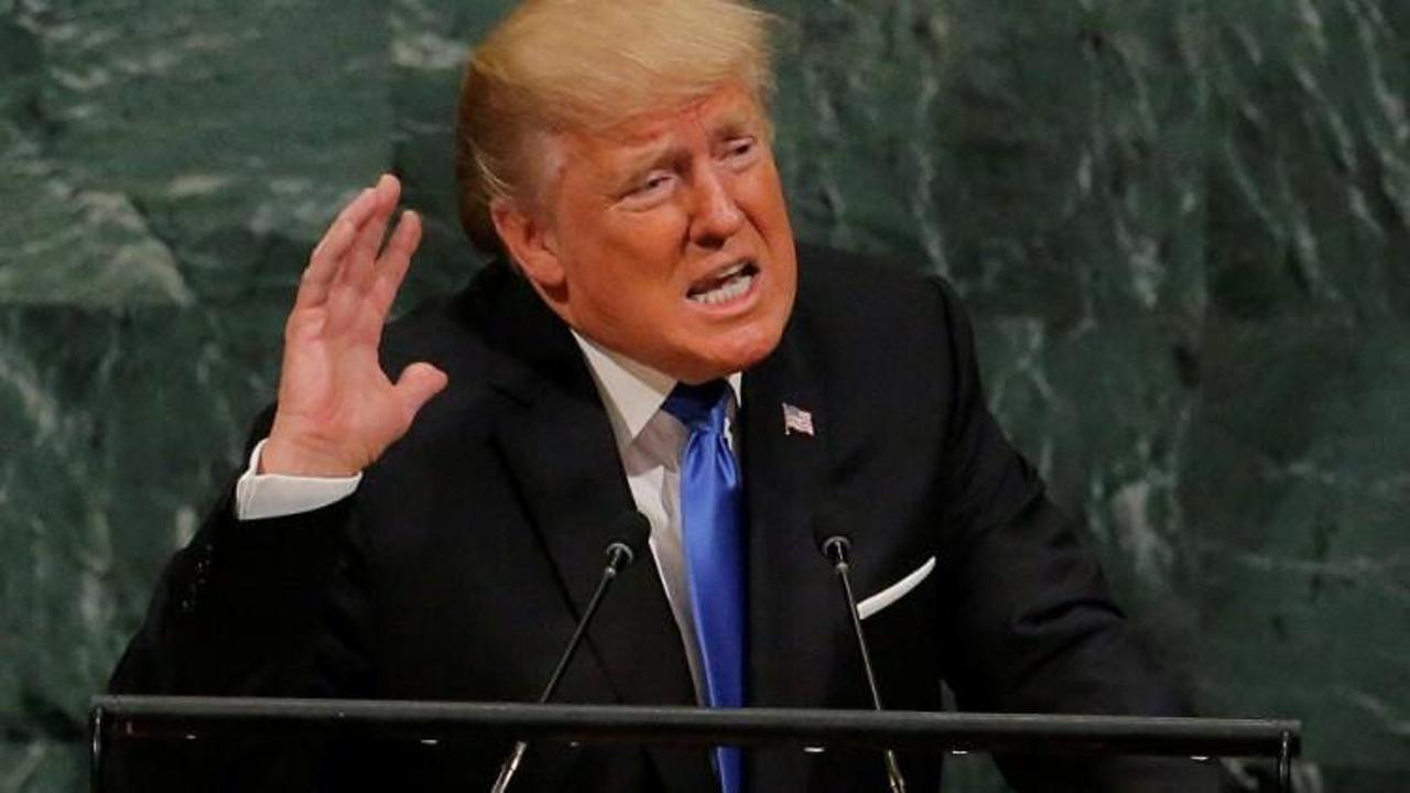 Trump, BM'deki konuşmasıyla tepki topladı!