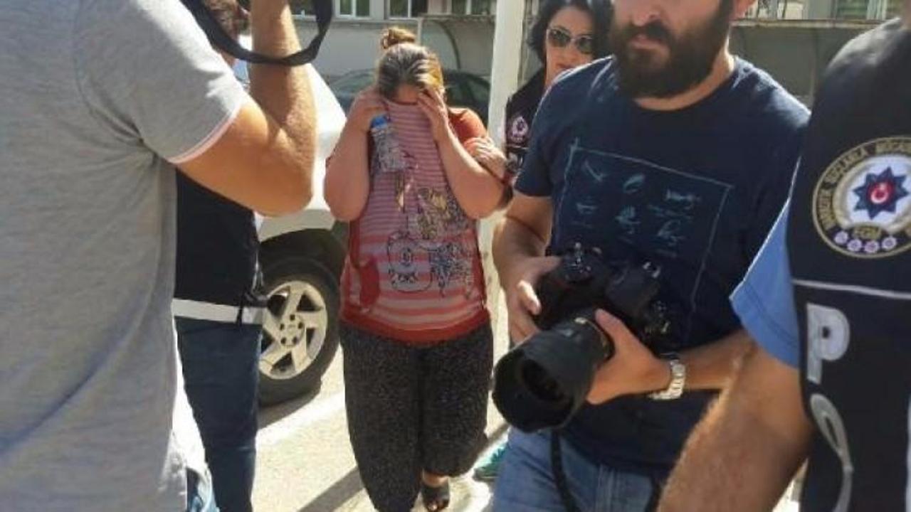 Hamile kadın uyuşturucu satarken yakalandı