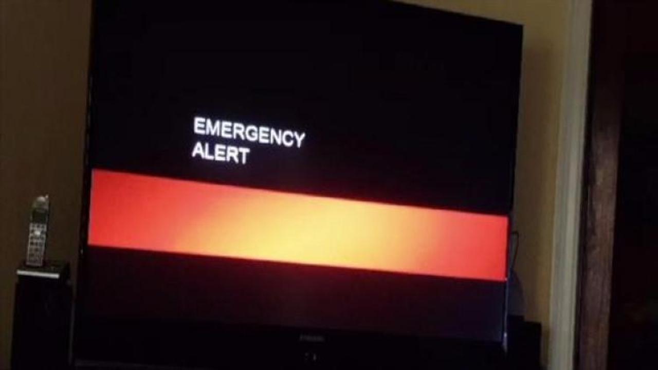 TV yayını bir anda kesildi! Kıyamet alarmı verildi