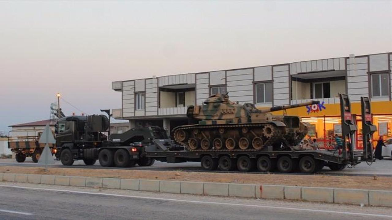 Suriye sınırına tank sevkiyatı!