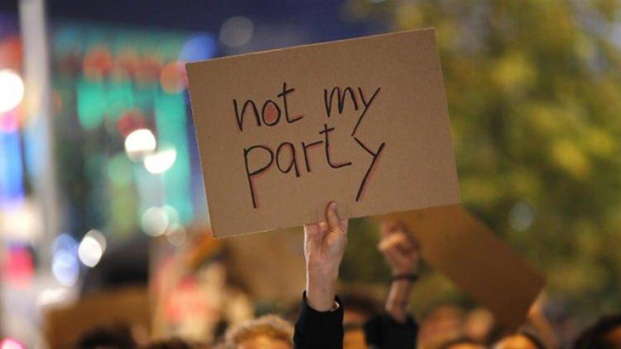 Almanya'da ırkçı parti AfD'ye protesto