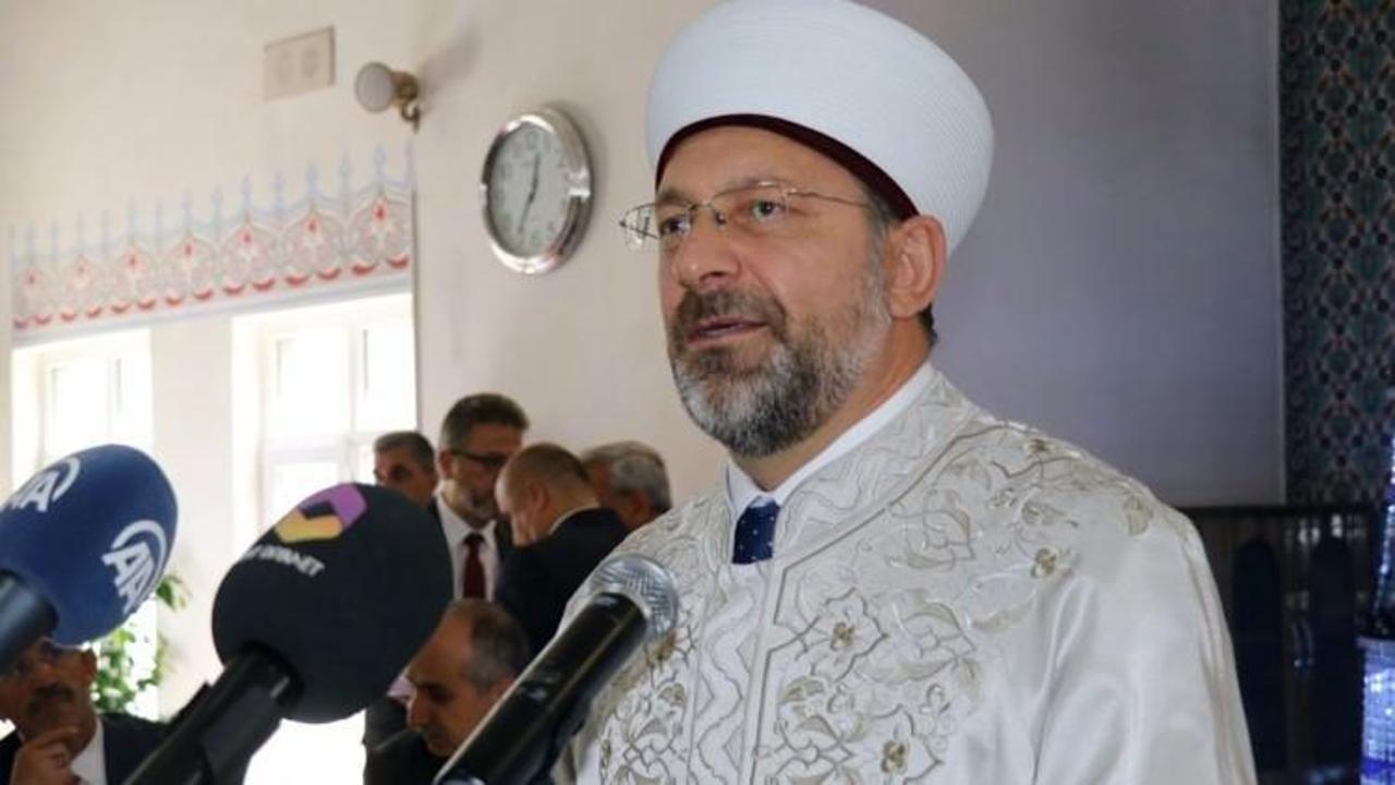 Diyanet İşleri Başkanı: Şu m&uuml;jdeyi ilan ediyorum..