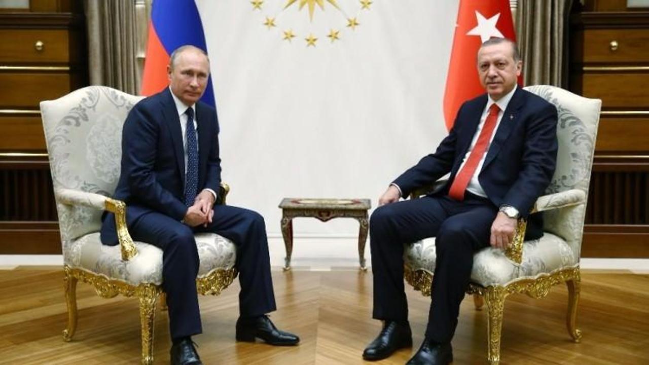 Erdoğan ve Putin Külliye'de görüştü