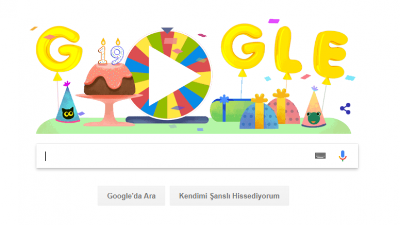 Google ne zaman kuruldu? Google'ın 19. Doğum Günü doodle sürprizi!