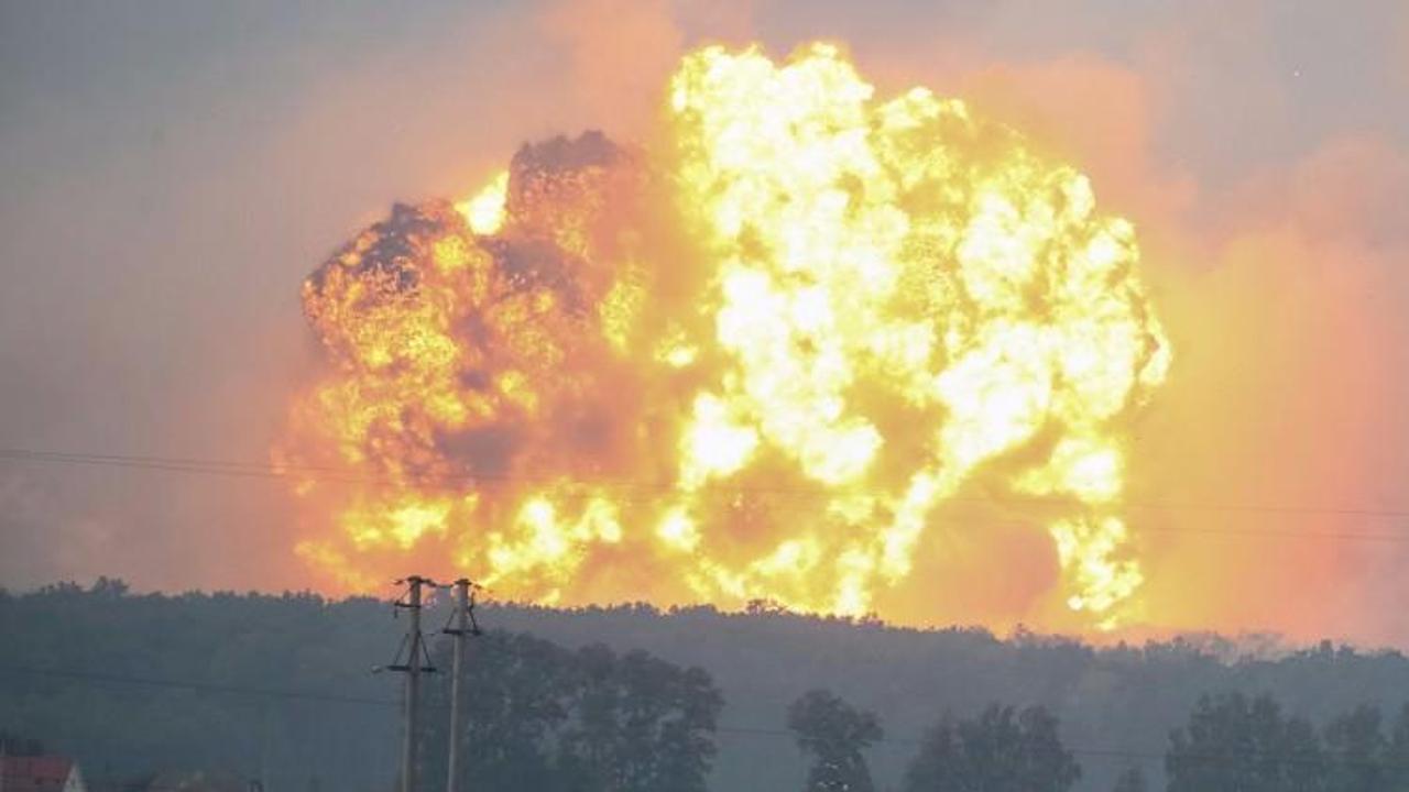 Ukrayna'da patlama! 24 bin kişi tahliye edildi