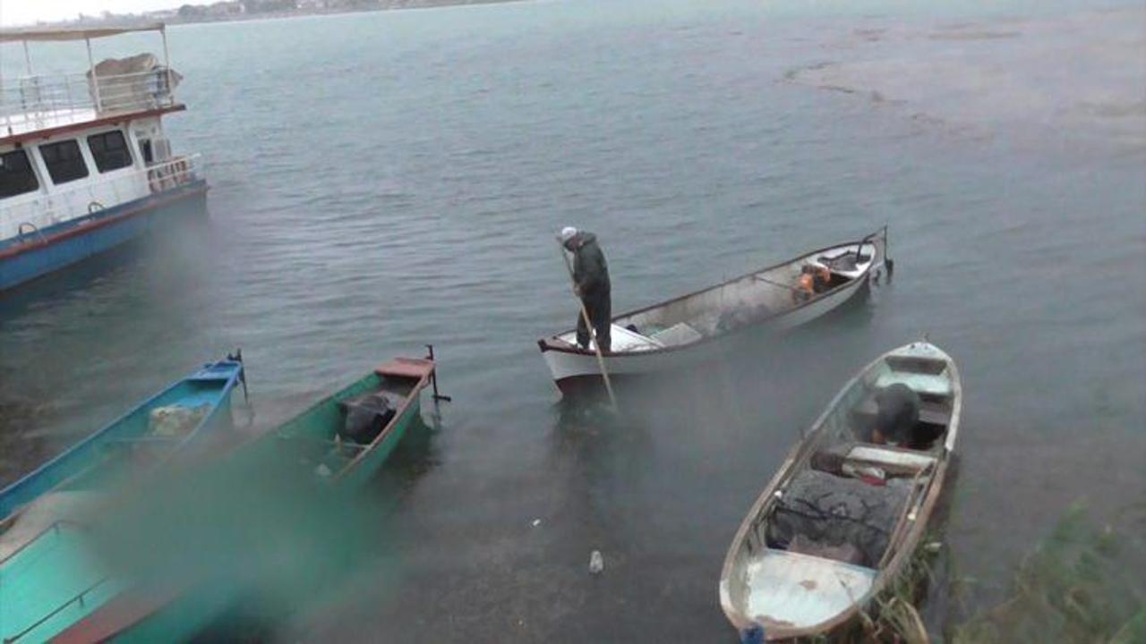 Beyşehir Gölü'nde botun battığı iddiası paniğe neden oldu