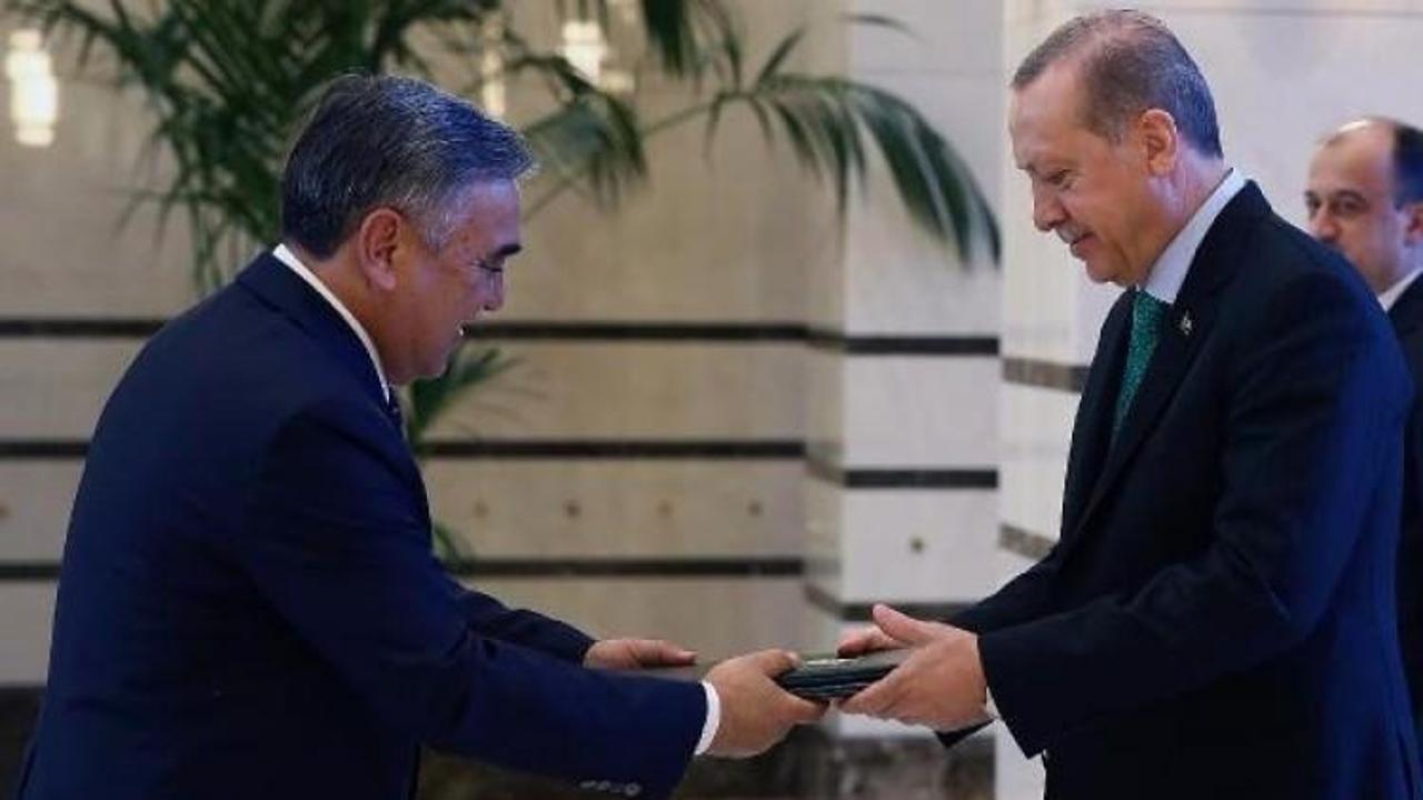 Cumhurbaşkanı Erdoğan Agzamkhodjaev'i kabul etti