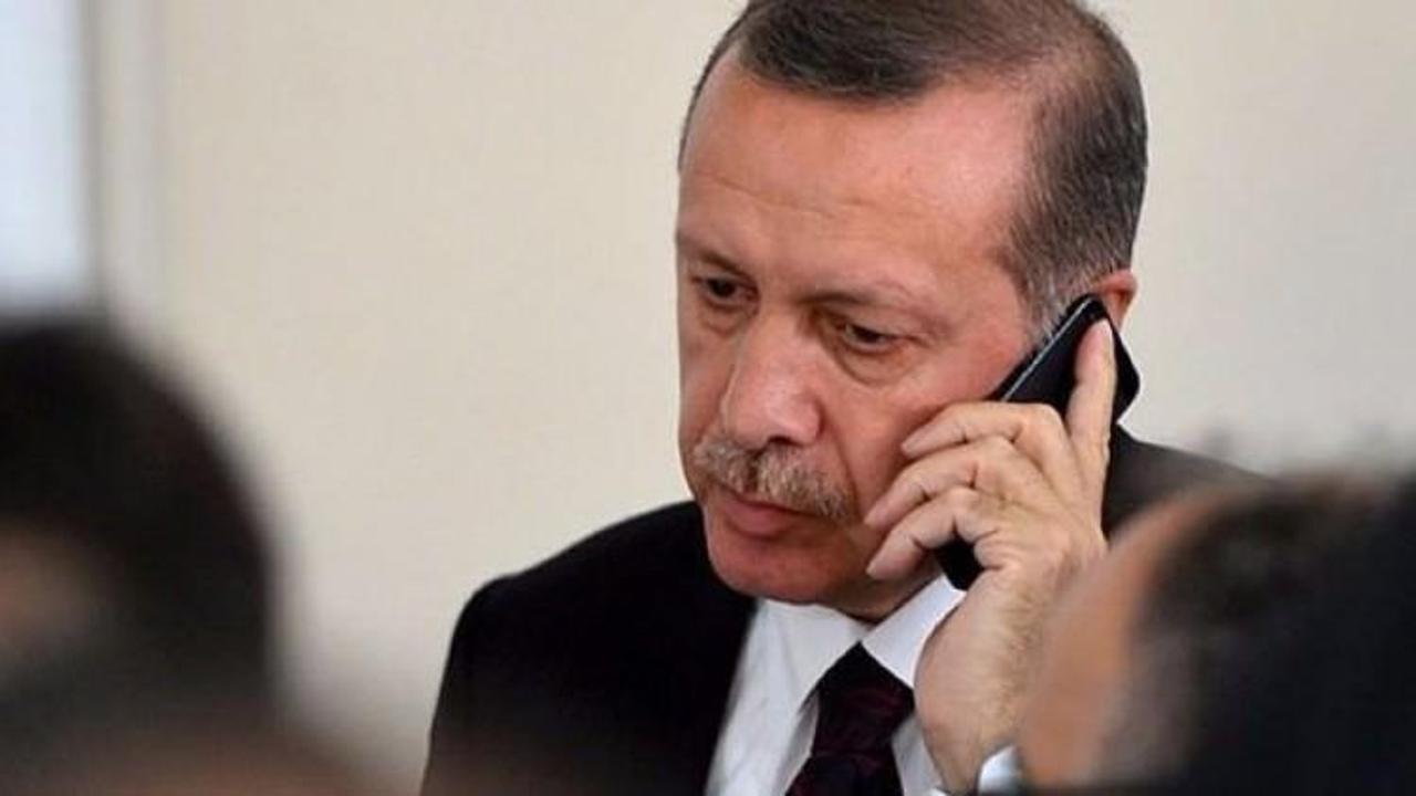 Cumhurbaşkanı Erdoğan'dan sürpriz telefon