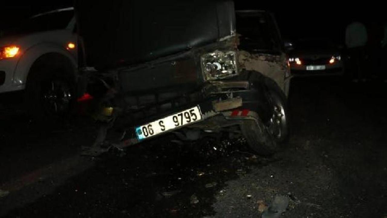 Kahta'da zincirleme kaza: 6 yaralı