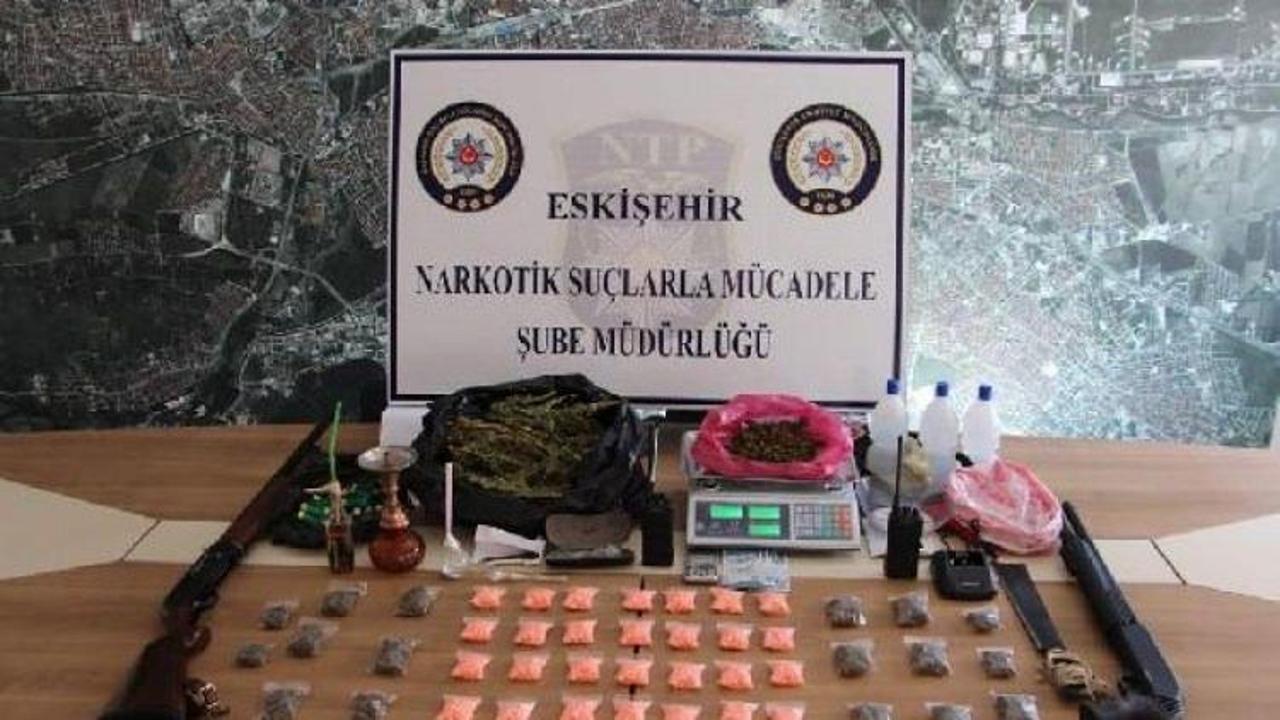 Eskişehir'de uyuşturucu operasyonu: 13 gözaltı