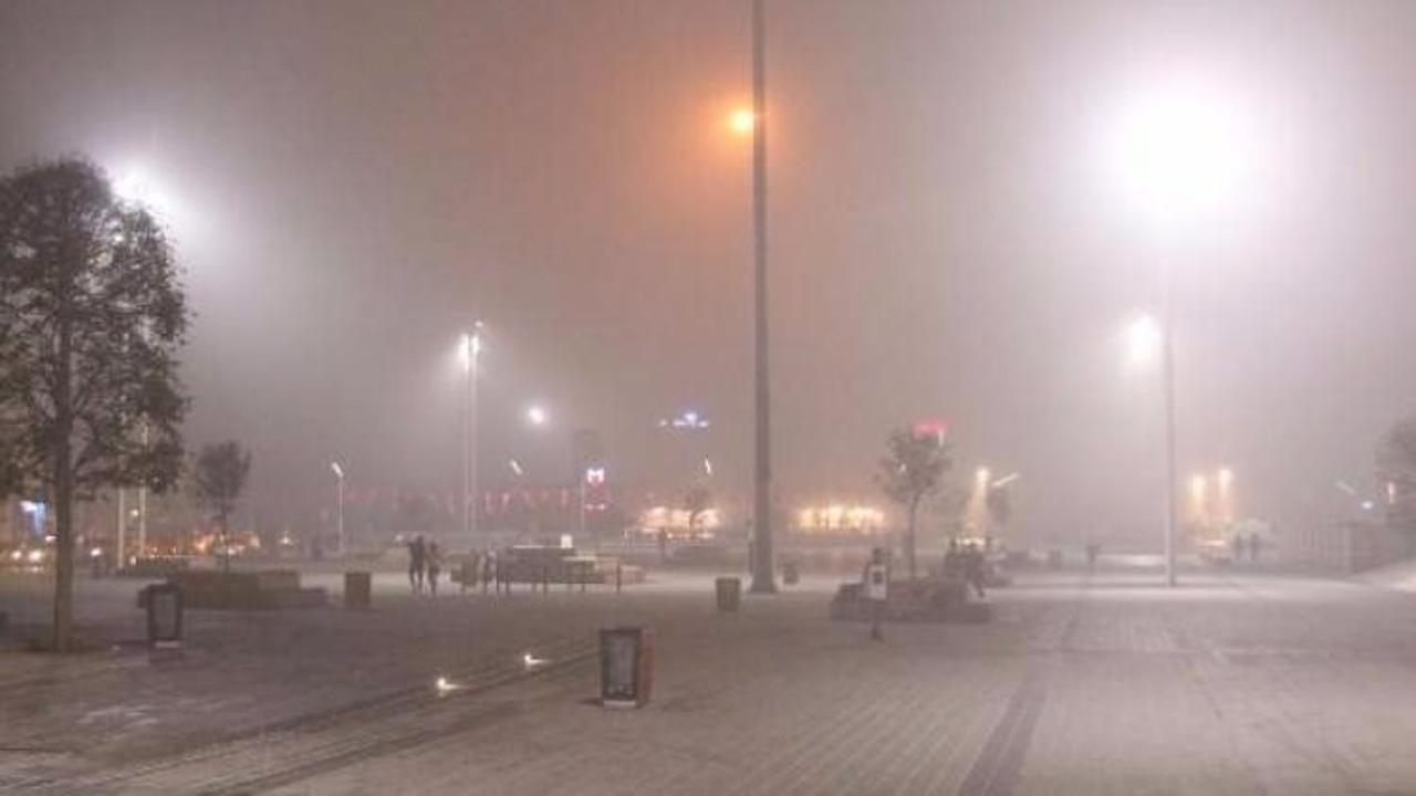 İstanbul'da yoğun sis! 