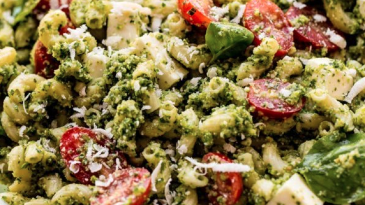 Pesto soslu makarna tarifi