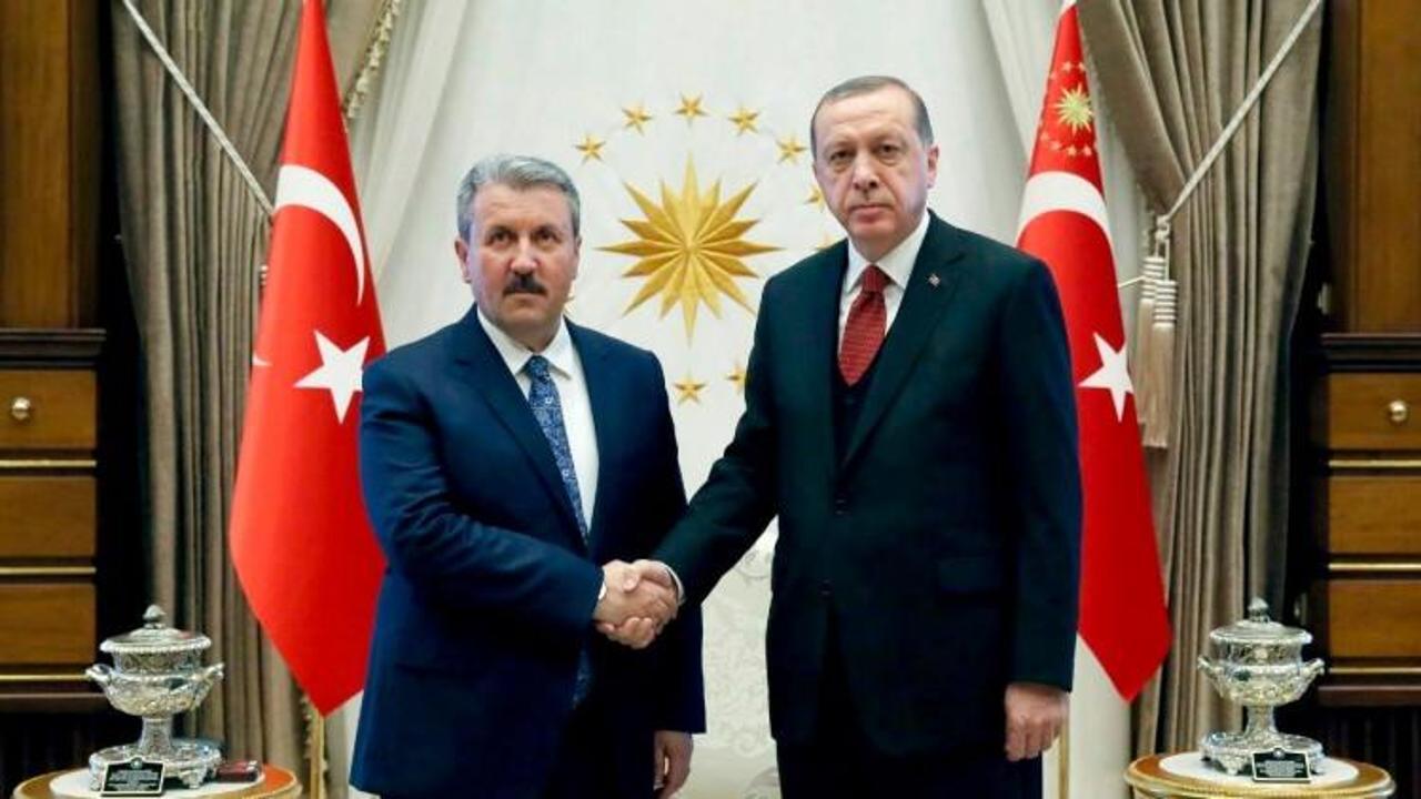 Cumhurbaşkanı Erdoğan'dan Destici'ye telefon