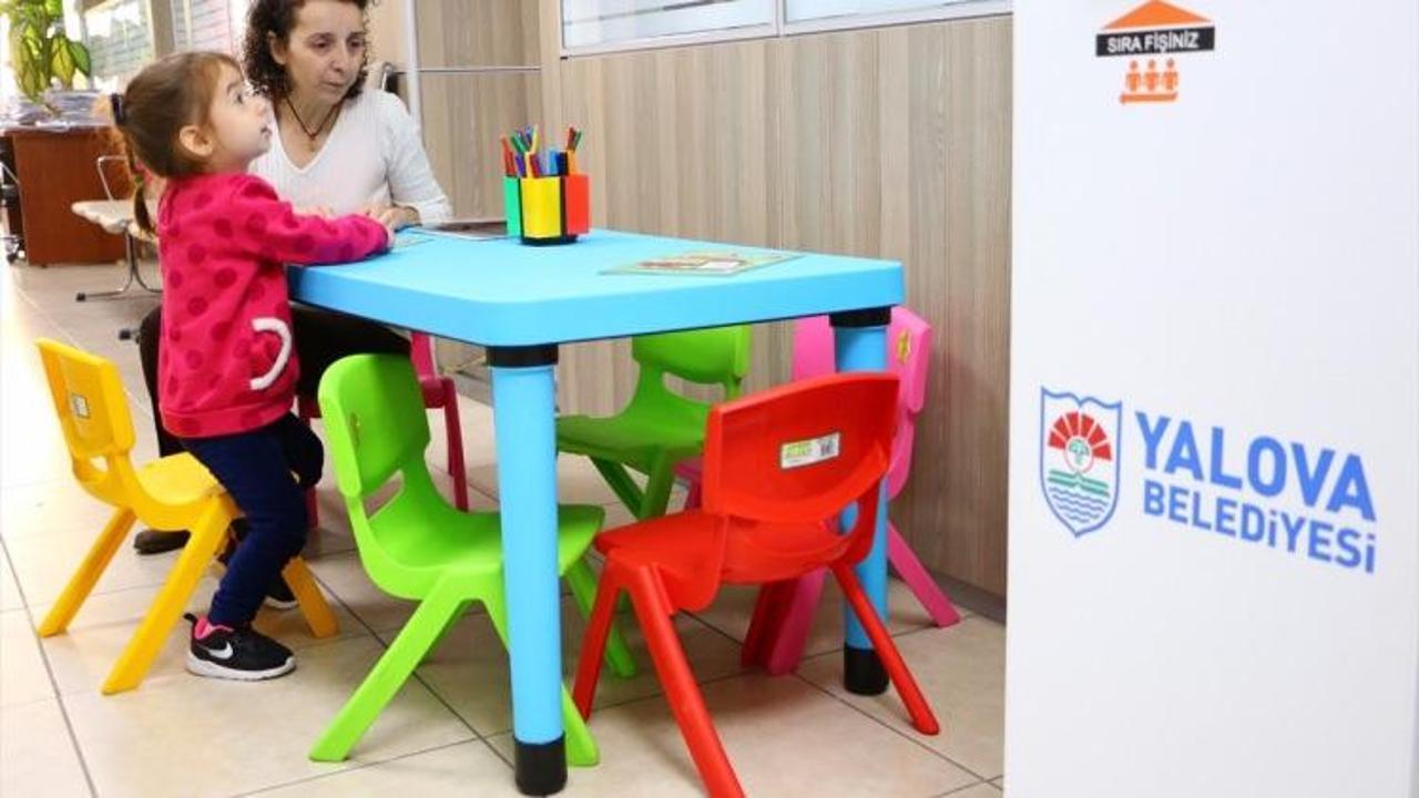 Yalova'da çocuklar için oyun alanı