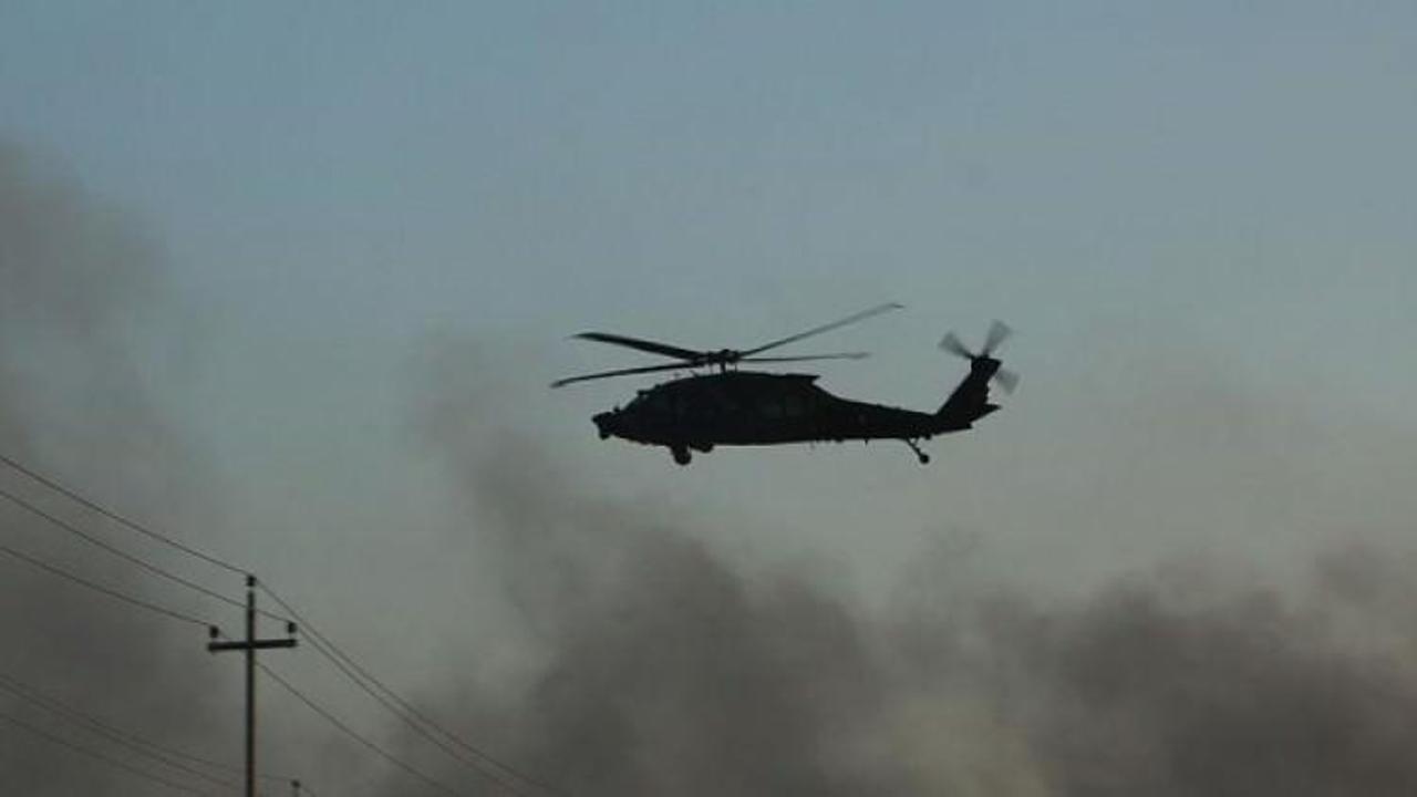 Irak'ta helikopter düştü: Ölü ve yaralılar var