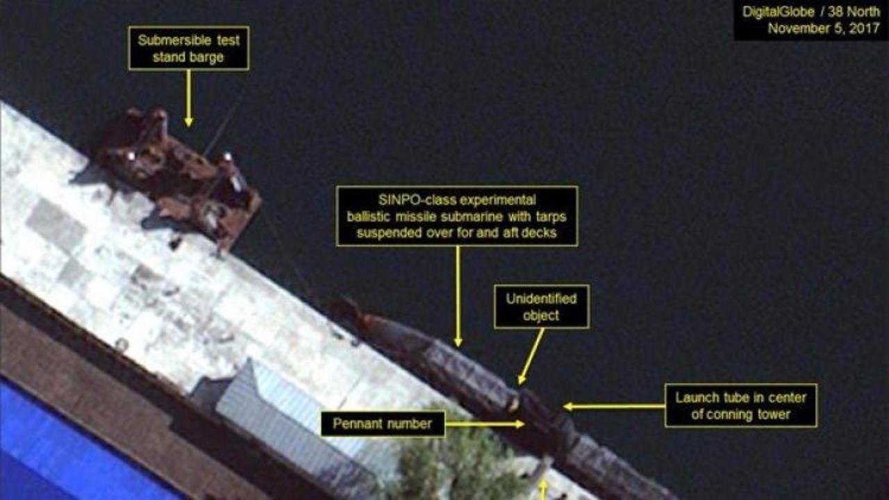 Kuzey Kore'nin yeni silahı uydudan görüntülendi!