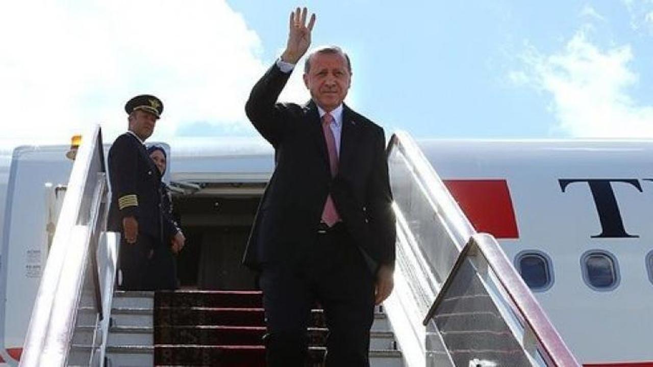 Cumhurbaşkanı Erdoğan Kuveyt'e hareket etti