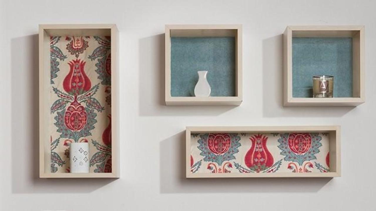 Dekorasyonda yeni trend: Kutu raflar