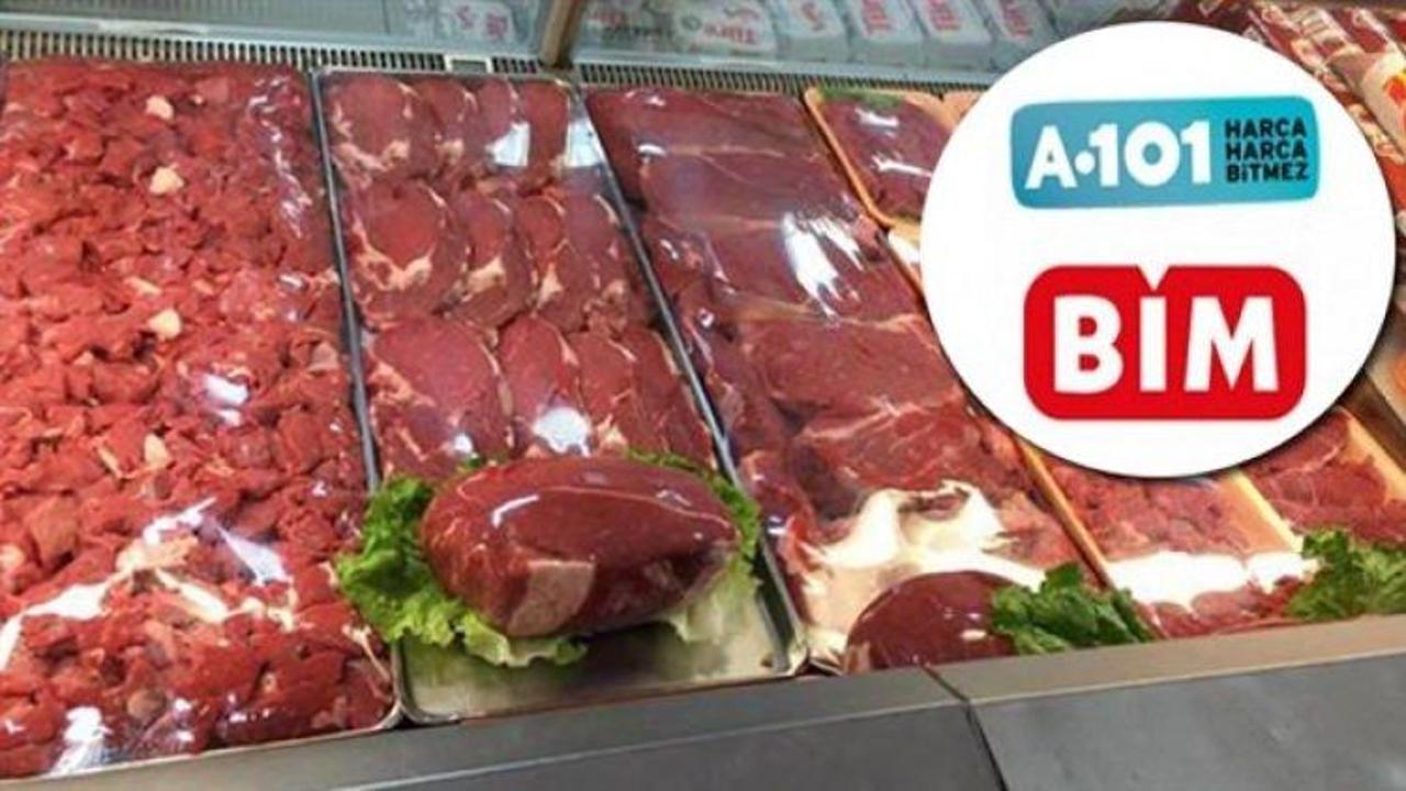 Ucuz et geldiği gibi bitiyor! A101 ve BİM'e günde kaç kilo ucuz et geliyor?