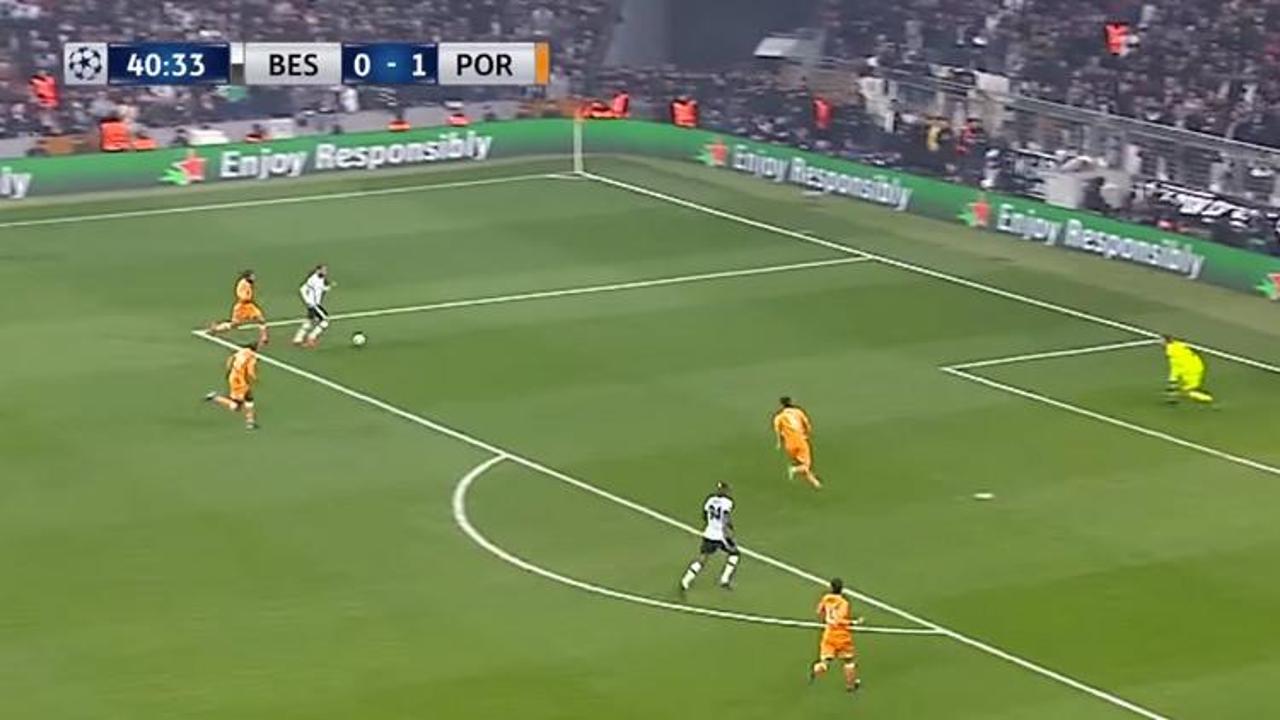 Beşiktaş Porto maçı özetini TRT 1'den izle! Talisca'nın golü...