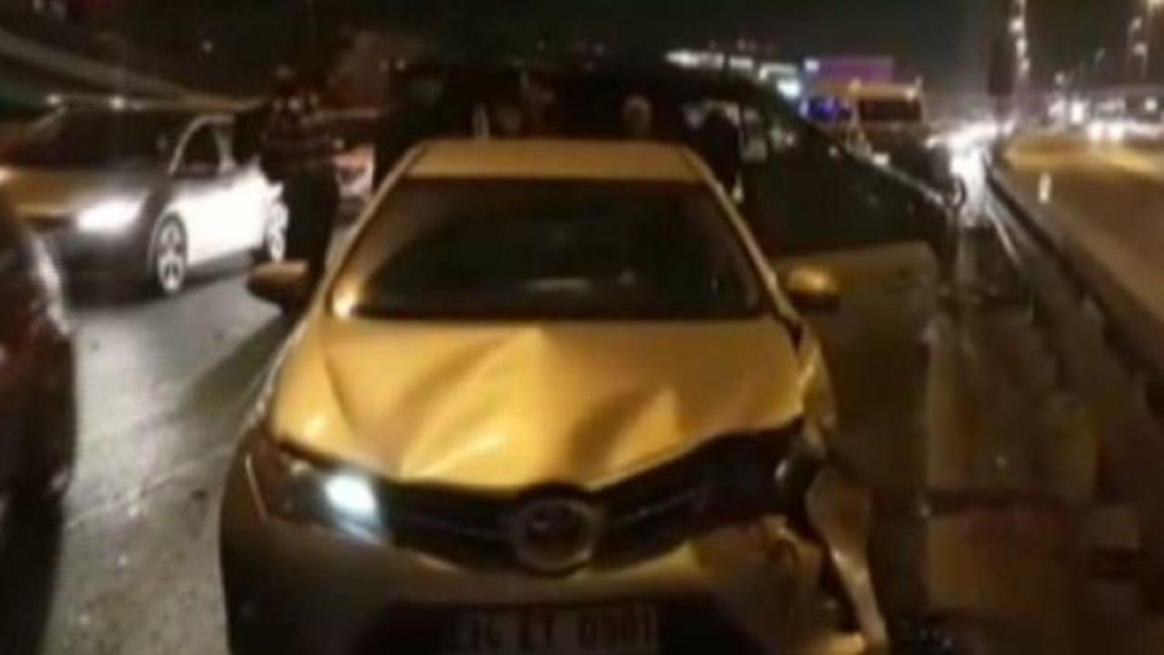 D-100 Karayolu'nda zincirleme kaza