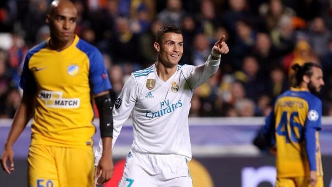 Devler Ligi’nde haftanın oyuncusu Ronaldo