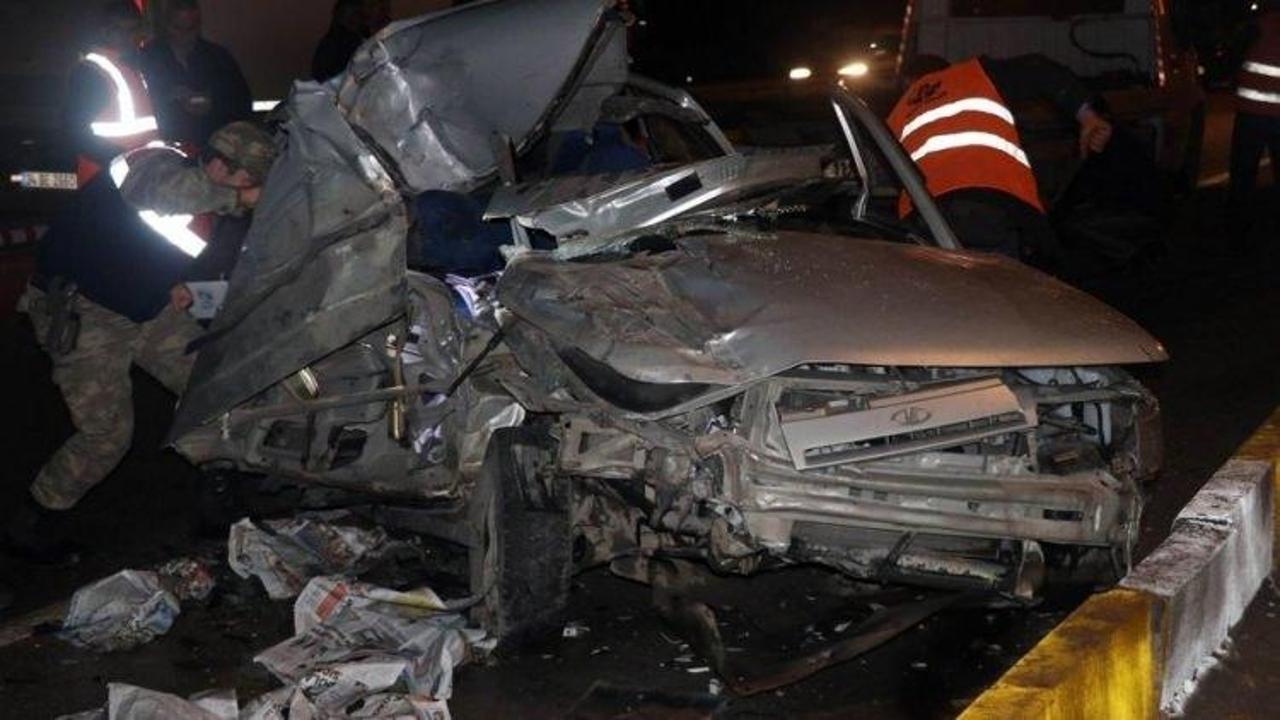 Amasya'da feci kaza: 2 &ouml;l&uuml;