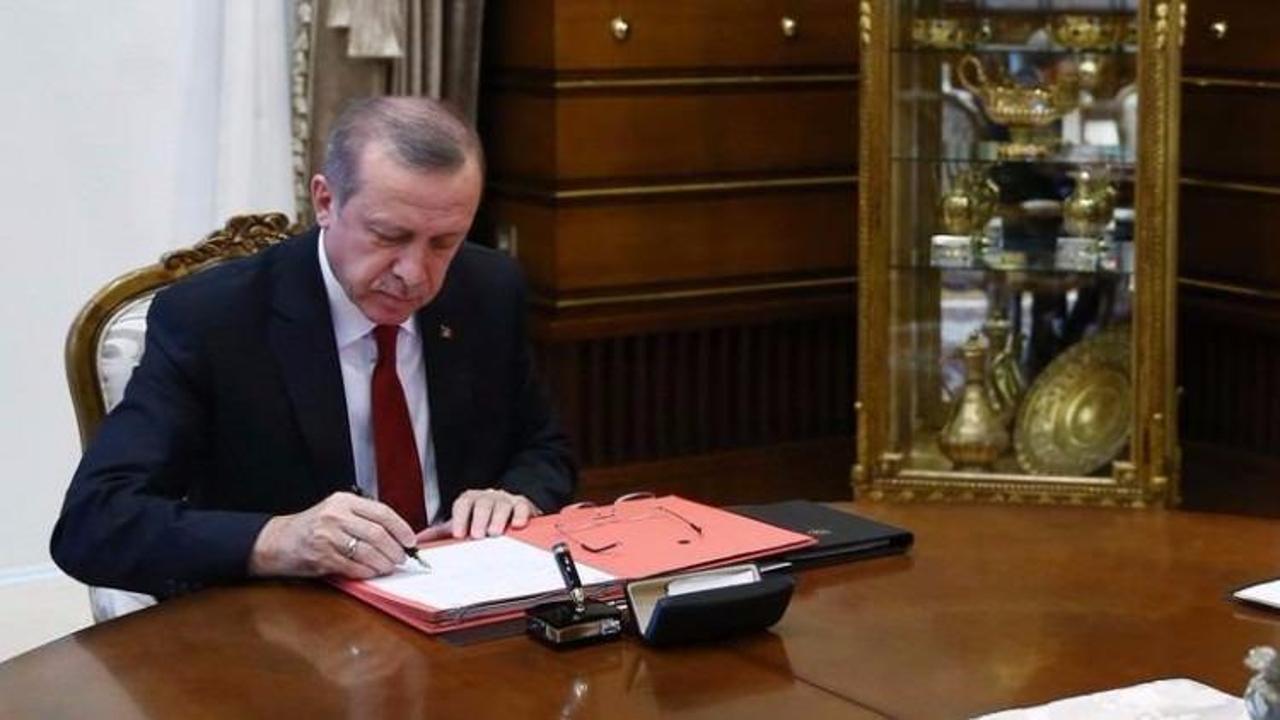  Cumhurbaşkanı Erdoğan 6 üniversiteye rektör atadı