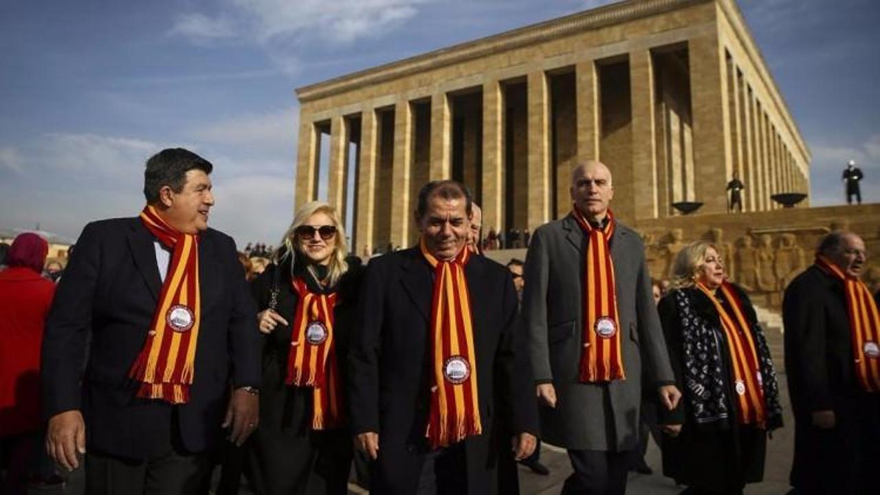 Galatasaray'dan Anıtkabir'e ziyaret