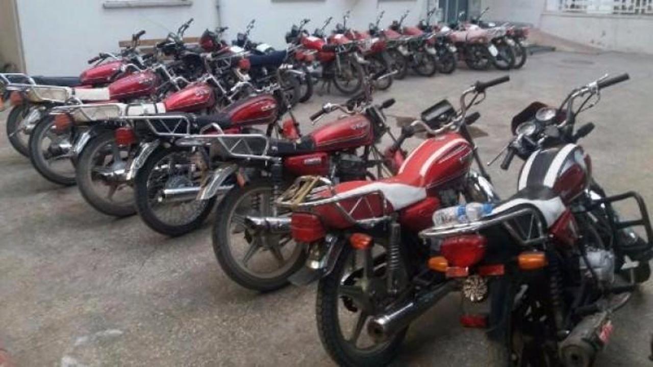 Şanlıurfa&rsquo;da 76 &ccedil;alıntı motosiklet ele ge&ccedil;ti
