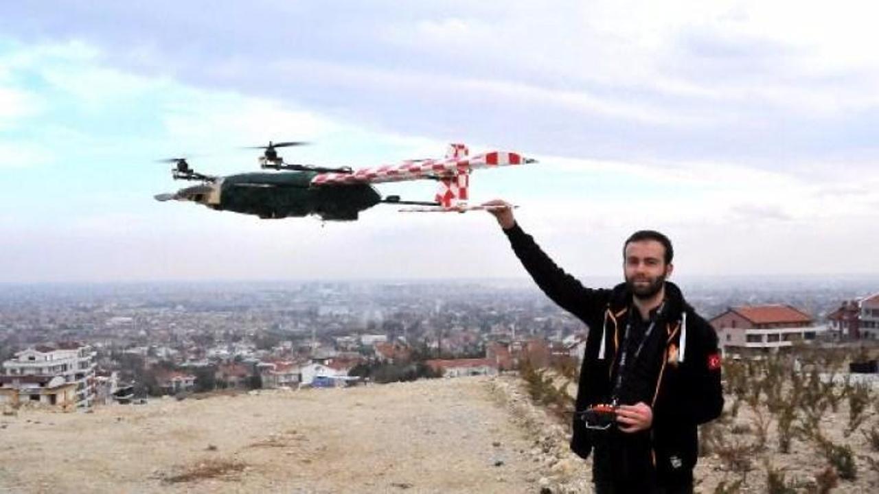 Üniversiteli öğrenciler insansız hava aracı yaptı